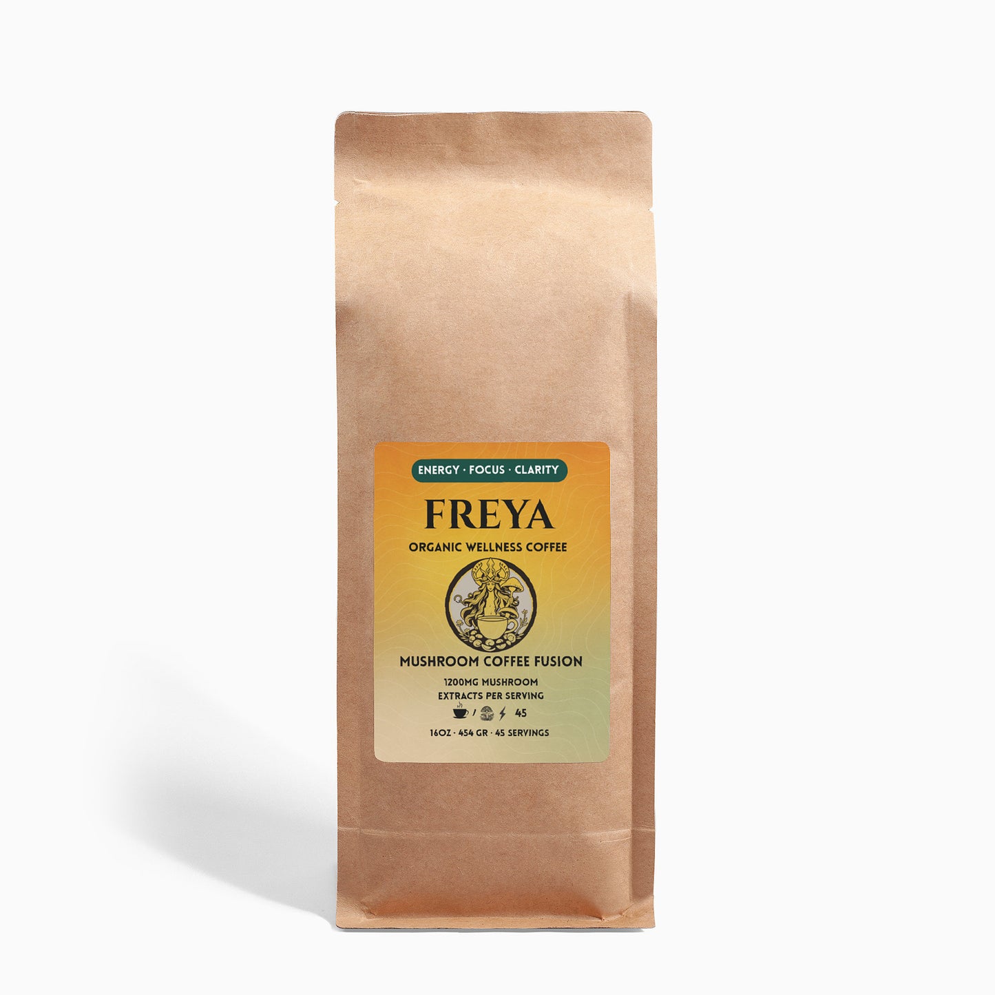 Mushroom Coffee Fusion - Lion’s Mane & Chaga 16oz